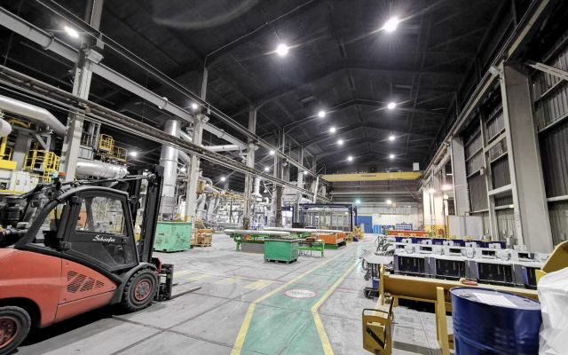Relighting du Hall de coulée de la société Hydro-Aluminium à Eselborn