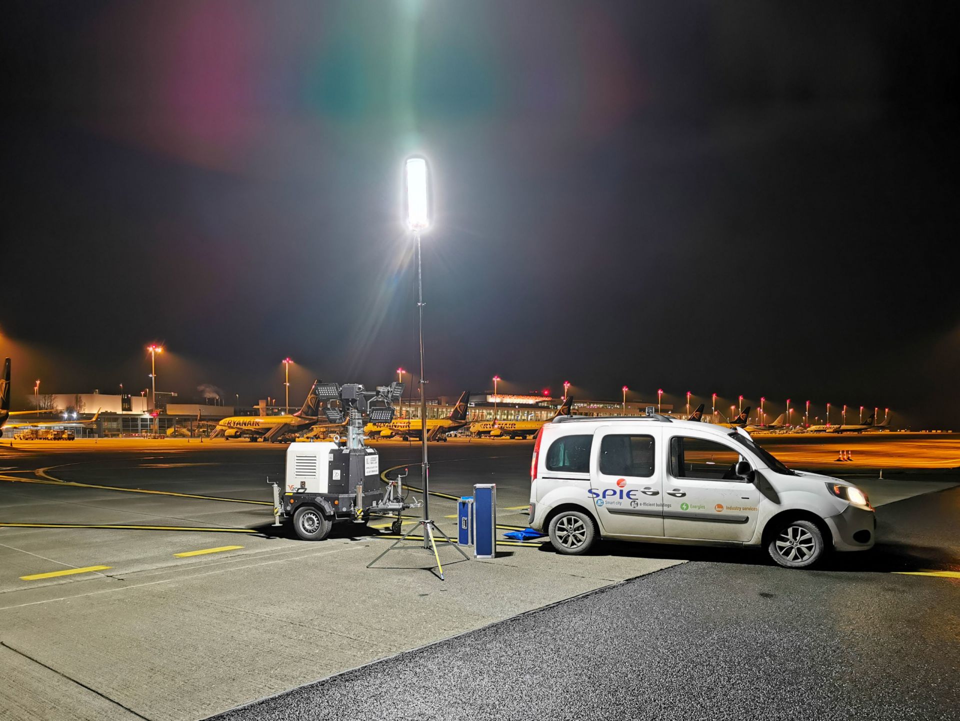 Éclairage pour les services de secours