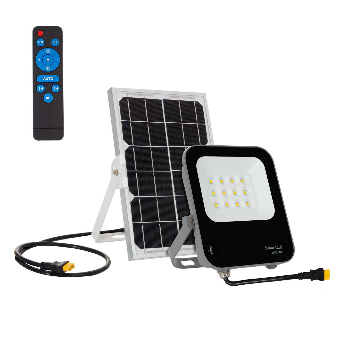 Projecteur solaire intelligent Vénus Pro 12W-900 lm avec télécommande HF 25m